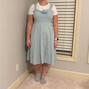 Light Blue Sleeveless Dress